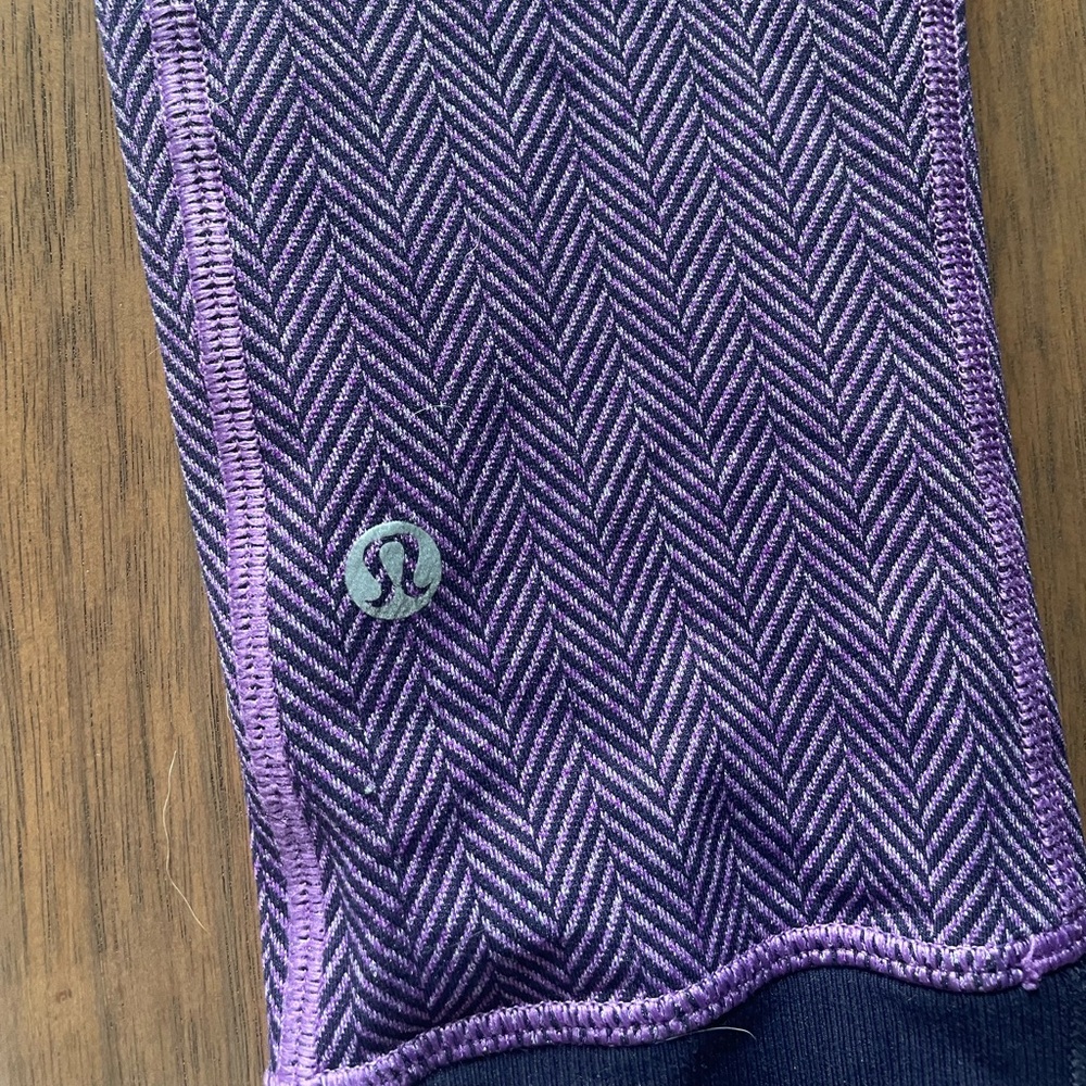Lululemon pocket leggings with zippered leggings